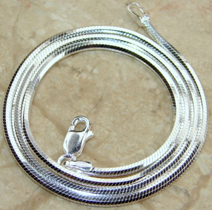 92.5 Sterlong silver snake chain